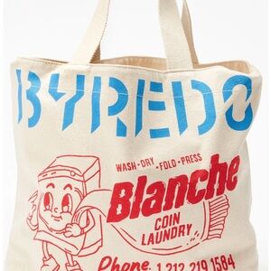 Byredo cotton canvas tote bag. Long strap and two short straps. Brand new.